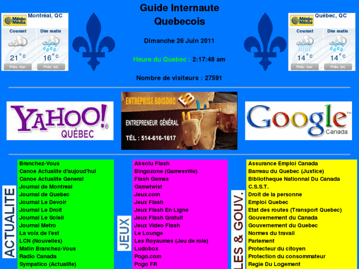 www.guide-internaute-quebecois.com