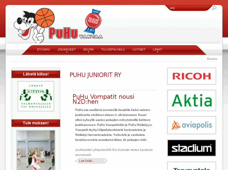 www.puhujuniorit.fi