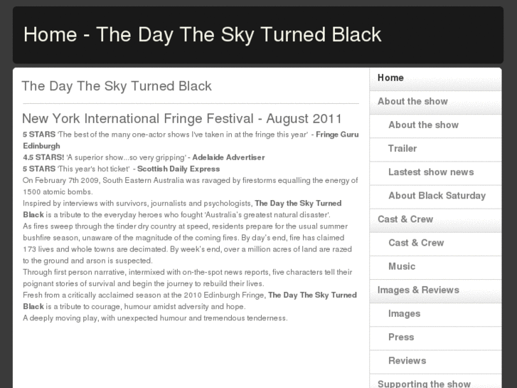 www.thedaytheskyturnedblack.com