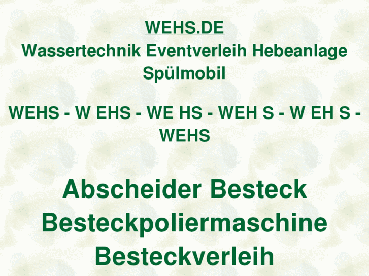 www.wehs.de