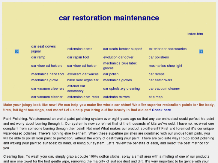 www.car-restoration-maintenance.com