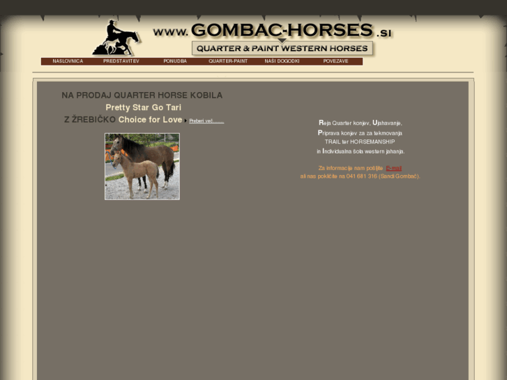 www.gombac-horses.com