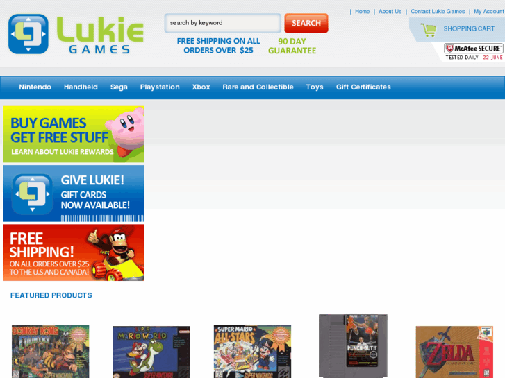 www.luckiegames.com