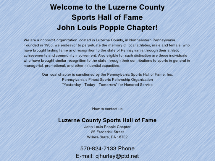 www.luzernecountysportshalloffame.com