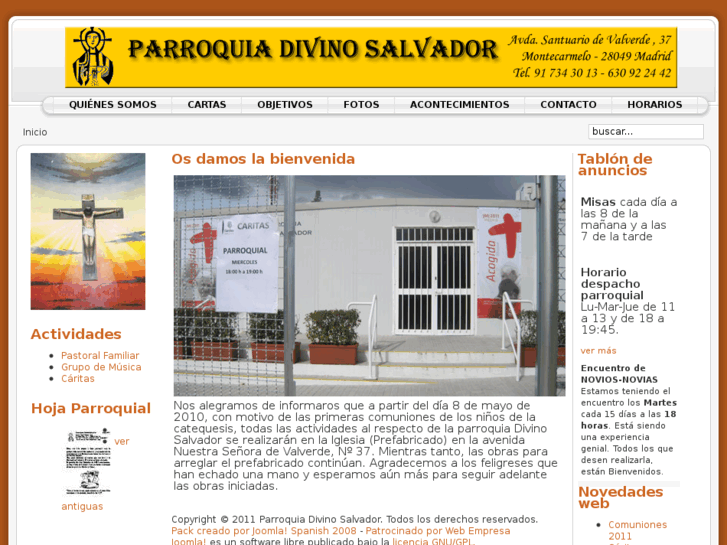 www.parroquiadivinosalvador.org