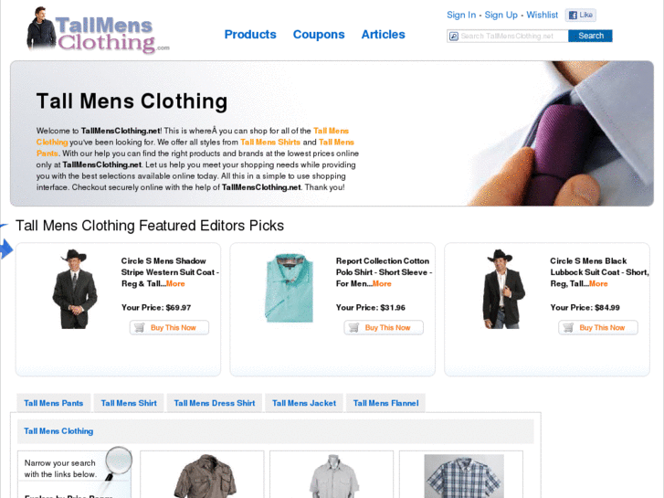 www.tallmensclothing.net