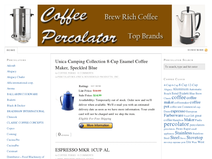 www.coffee-percolator.info