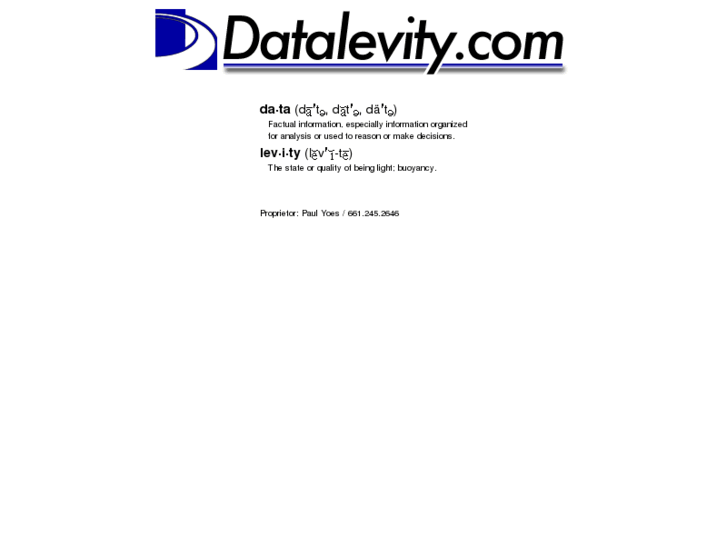 www.datalevity.com