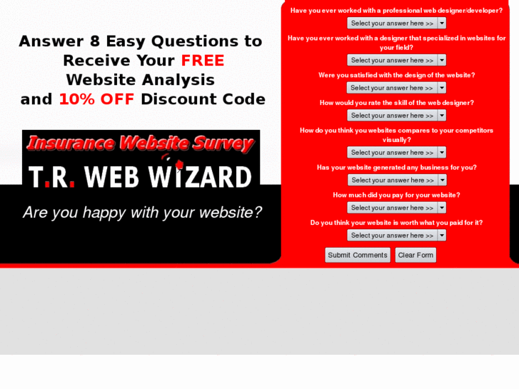 www.insurancewebsitessurvey.com