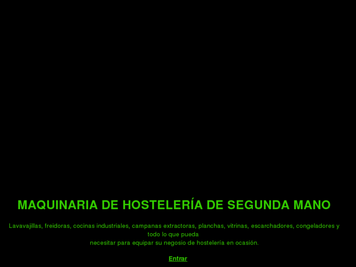 www.maquinariadehosteleriaocasion.es