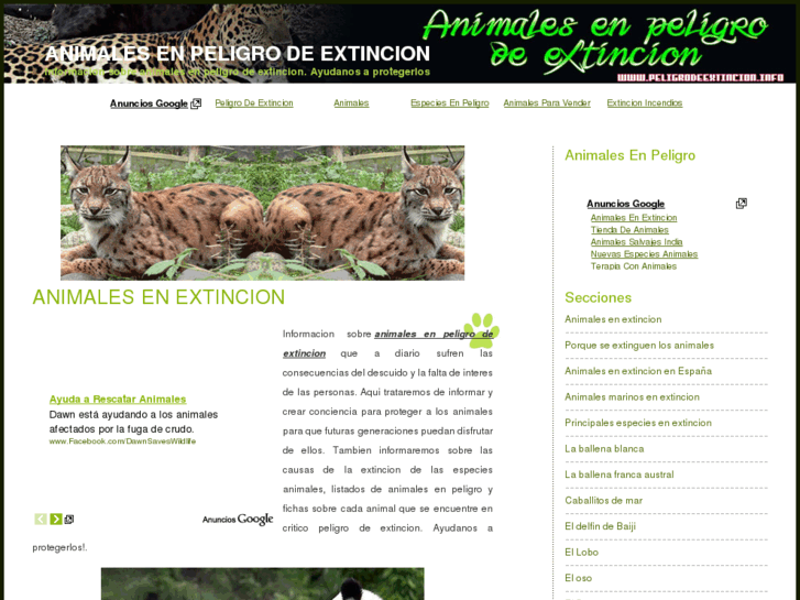 www.peligrodeextincion.info