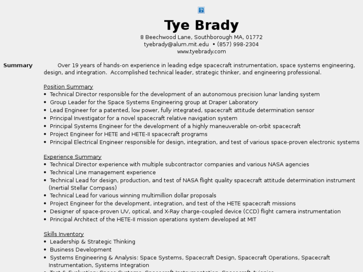 www.tyebrady.com