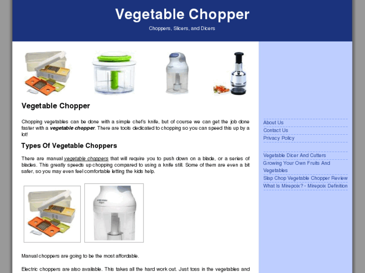 www.vegetablechopper.info