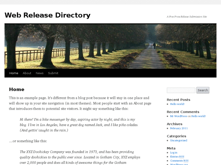 www.webreleasedirectory.info