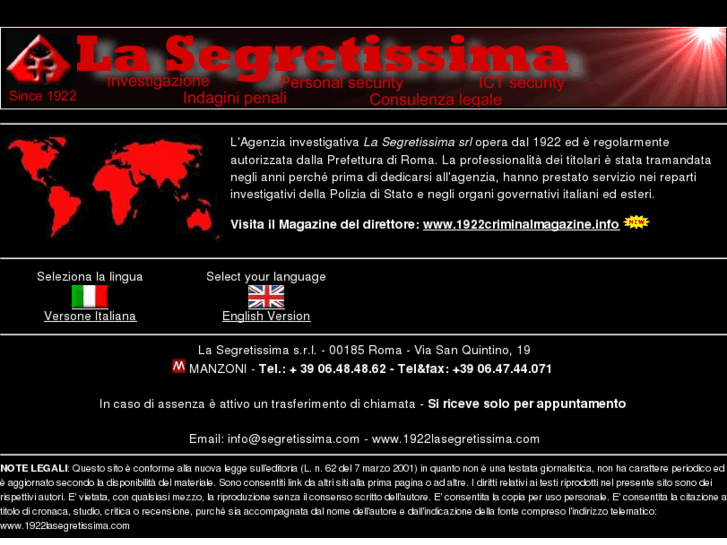 www.1922lasegretissima.com