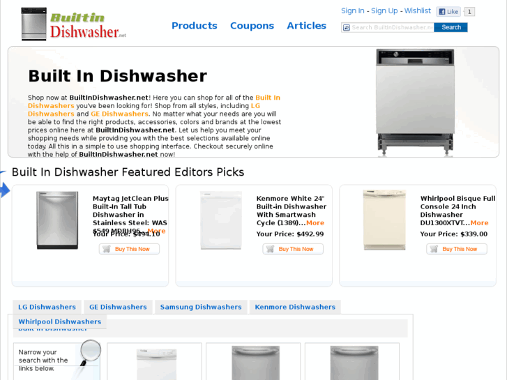 www.builtindishwasher.net