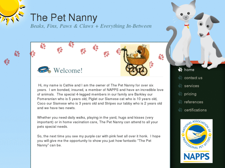 www.cathiethepetnanny.com