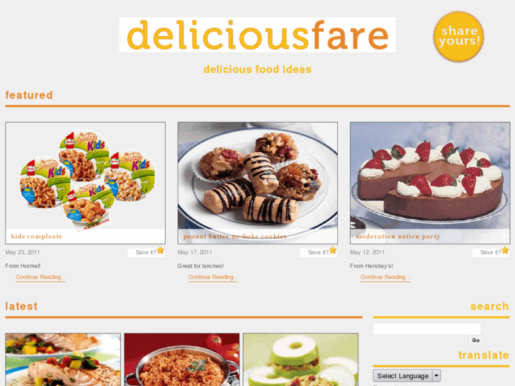 www.deliciousfare.com