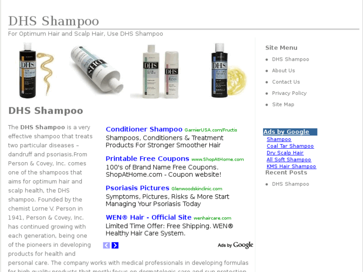 www.dhsshampoo.net