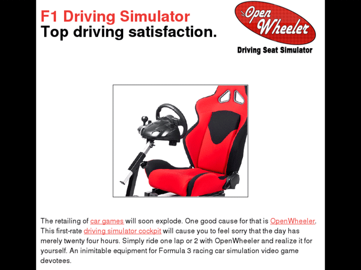 www.f1drivingseatsimulator.com