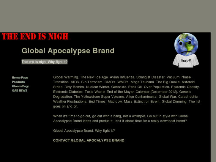 www.globalapocalypsebrand.com