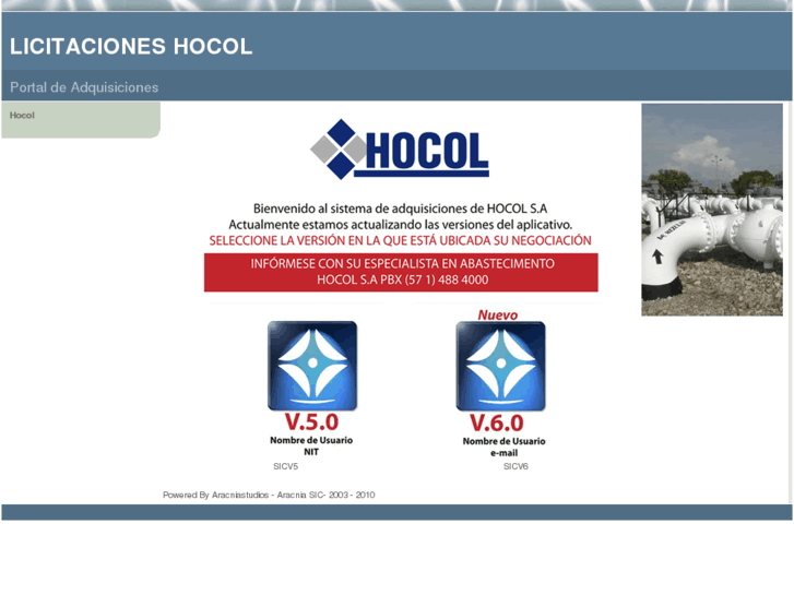 www.licitacioneshocol.com