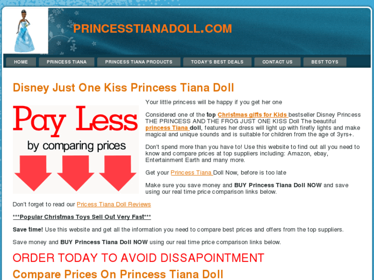 www.princesstianadoll.com