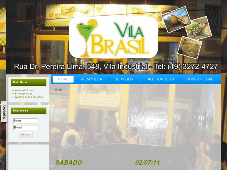 www.vilabrasilrestaurante.com.br