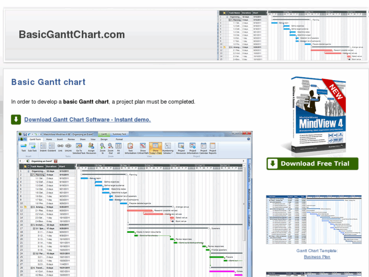 www.basicganttchart.com