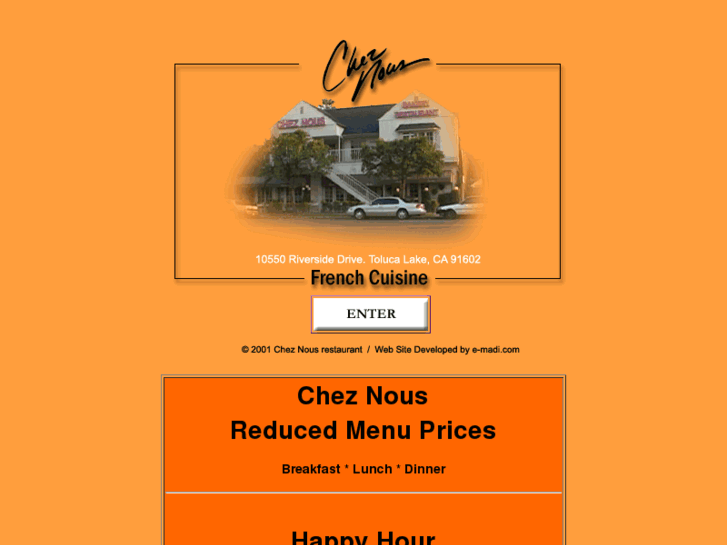 www.cheznousrestaurant.com