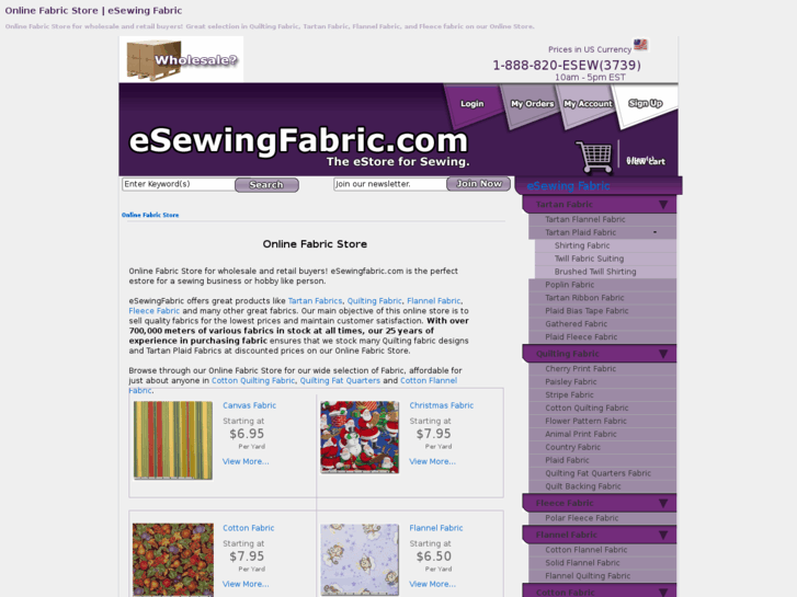 www.esewingfabric.com