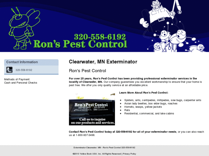 www.ronspestcontrolmn.com