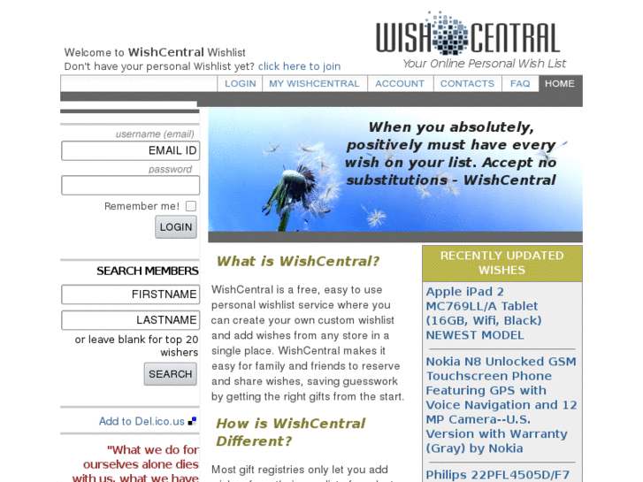 www.wishcentral.com