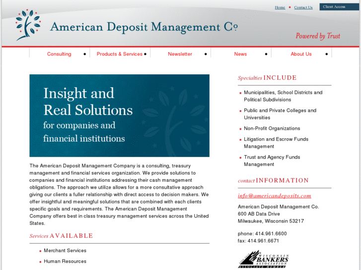 www.americandepositmanagement.com