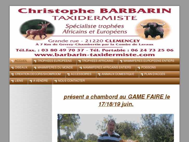 www.barbarin-taxidermiste.com