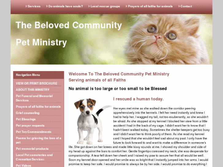 www.belovedcommunitypetministry.com