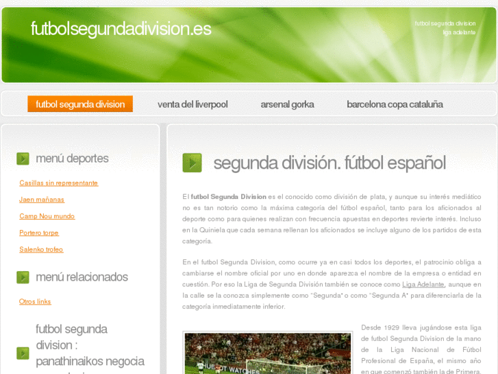 www.futbolsegundadivision.es