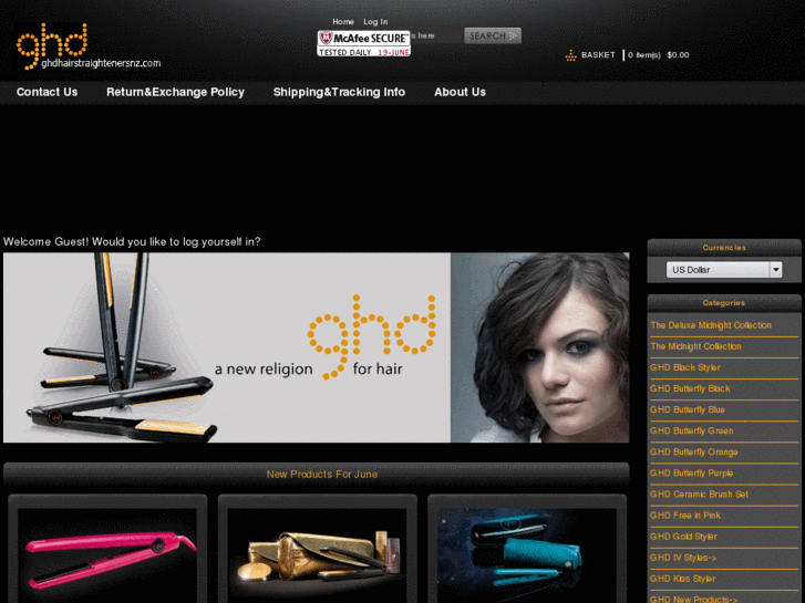 www.ghdhairstraightenersnz.com