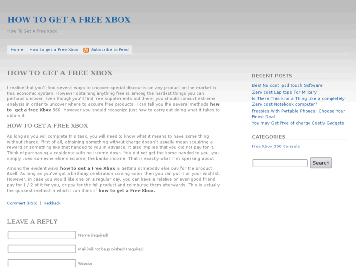 www.howtogetafreexbox.net