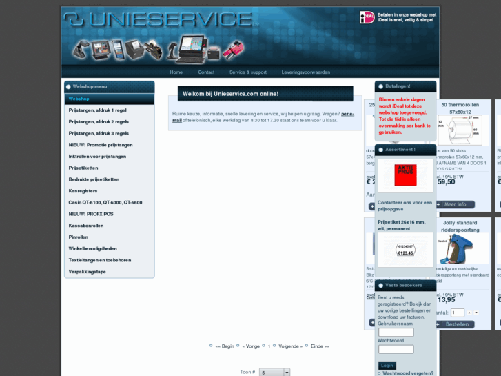 www.unieservice.nl