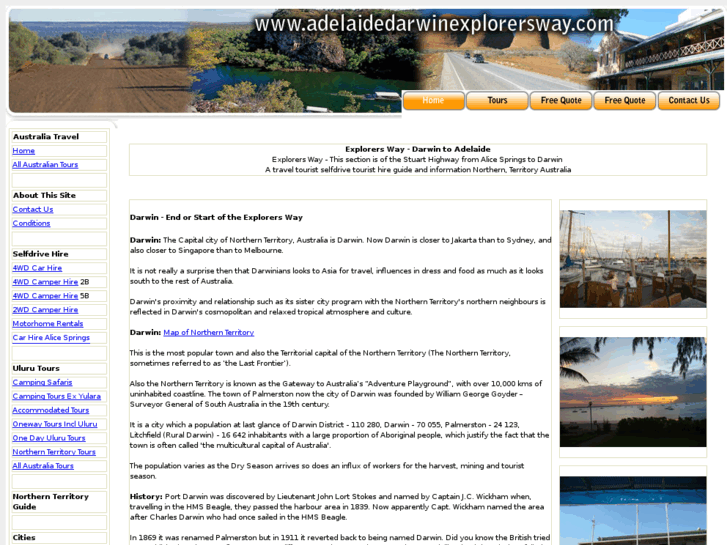 www.adelaidedarwinexplorersway.com