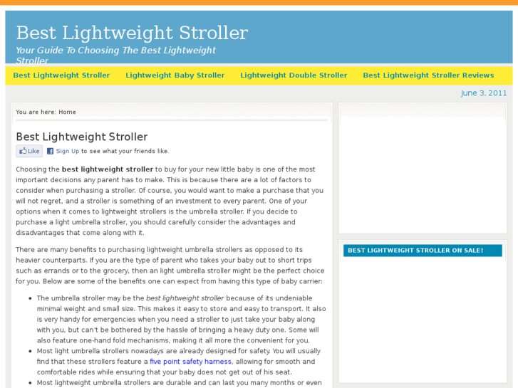 www.bestlightweightstroller.net