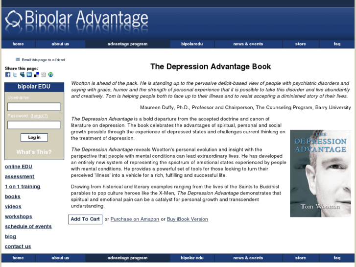 www.depressionadvantage.com