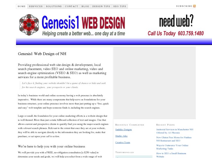 www.genesis1-web-design.com