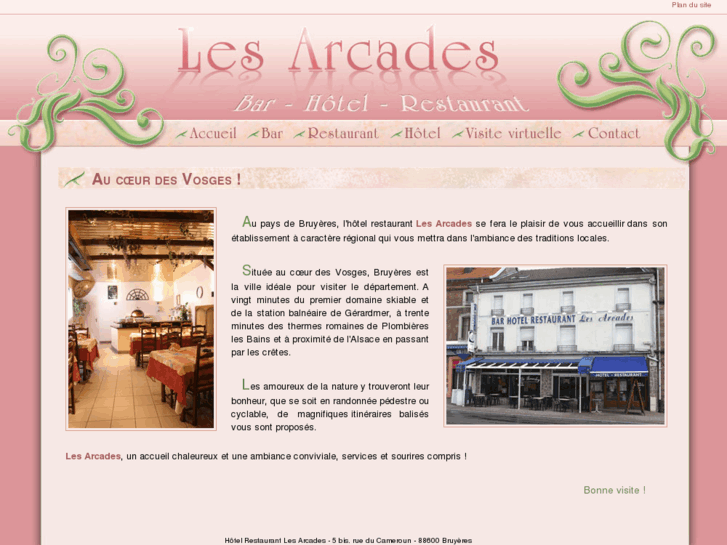 www.hotel-restaurant-lesarcades.com