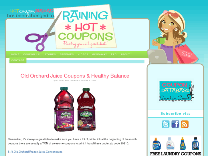 www.raininghotcoupons.com