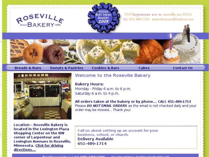 www.therosevillebakery.com