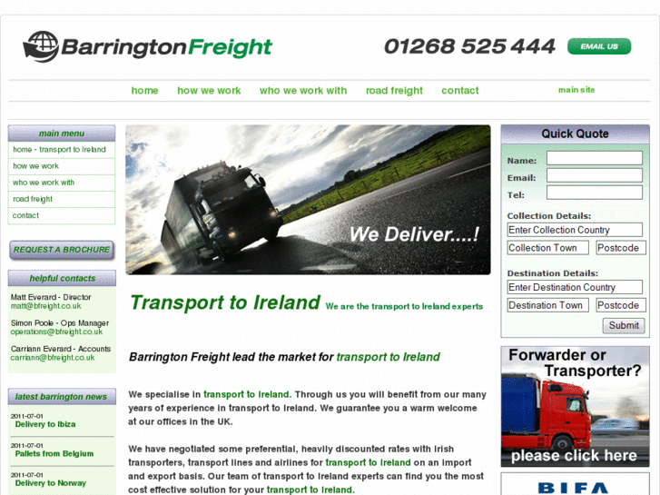 www.transporttoireland.co.uk