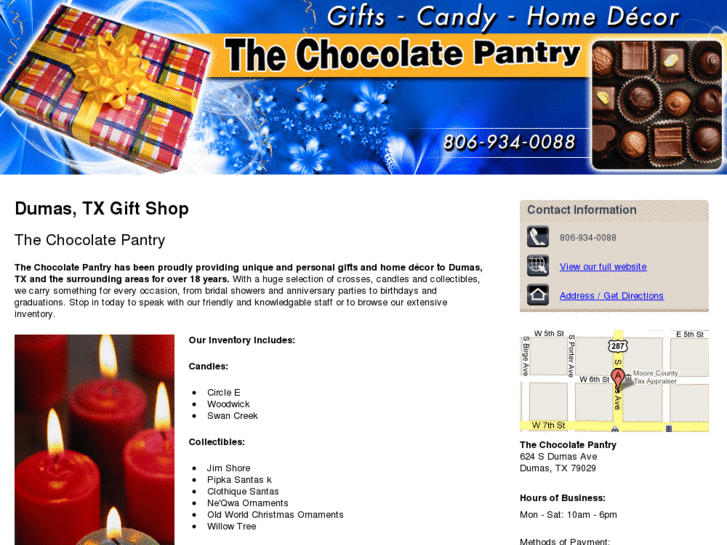 www.chocolatepantrydumas.com