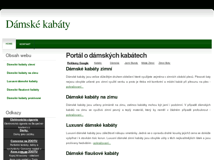 www.damskekabaty.info